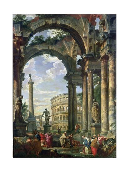 roman capriccio 18th century