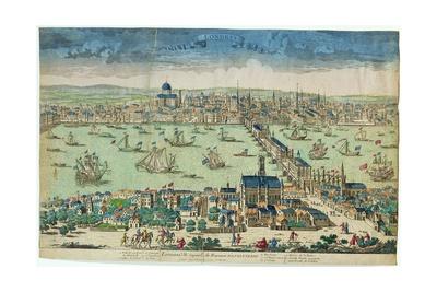 ''London, Capital City of the Kingdom of England', French, C.1700 ...