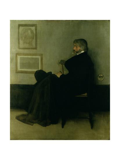 Arrangement in Grey and Black, No.2: Portrait of Thomas Carlyle ...