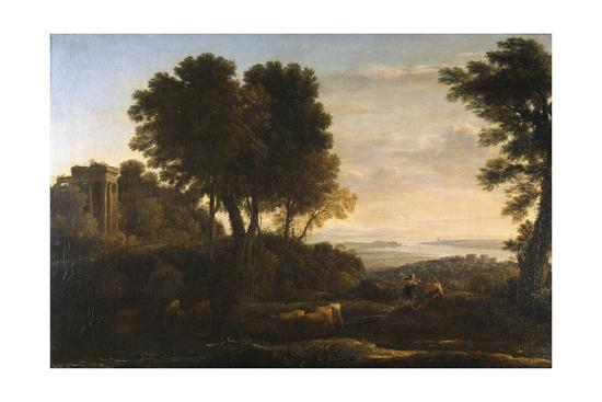 Клод лоррен ацис и галатея картина