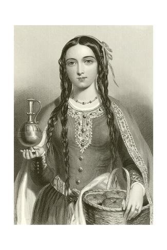 'Matilda of Scotland, Queen of King Henry I' Giclee Print