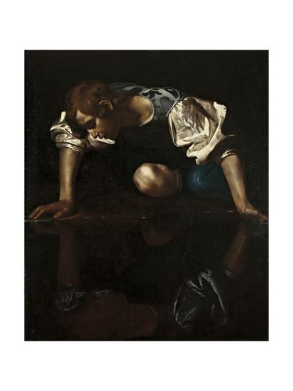 'Narcissus' Prints Caravaggio