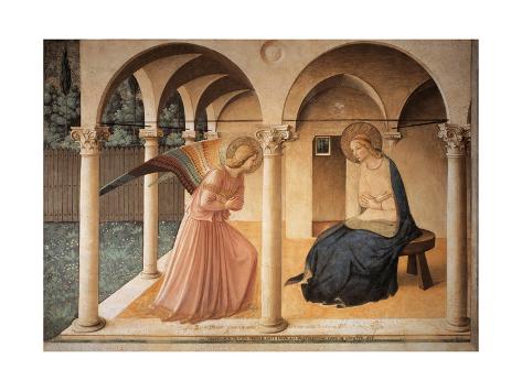 Fine Art Print Fra Angelico Archangel Gabriel
