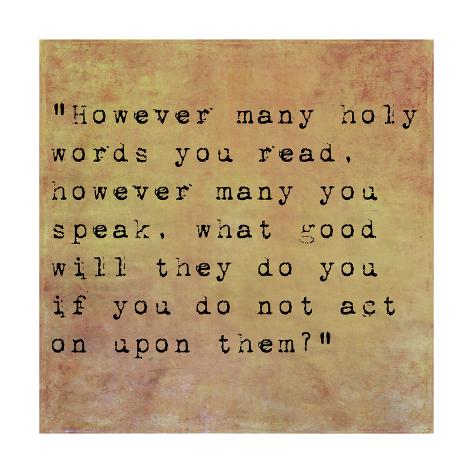 'Inspirational Quote By Siddhartha Gautama (The Buddha) On Earthy