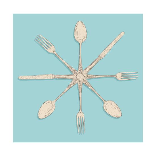 'Retro Cutlery' Posters cienpies