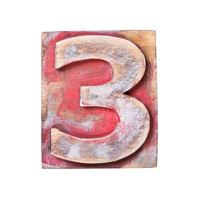 alphabet block wooden number