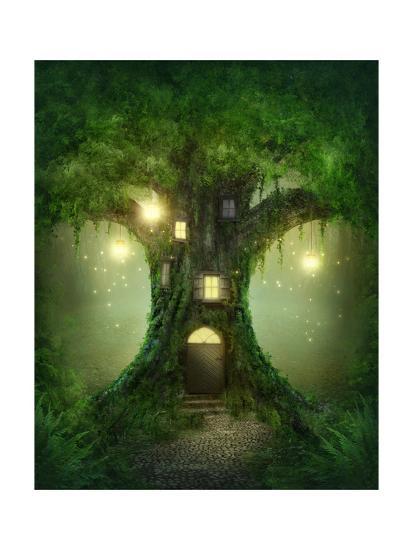  Fantasy Tree  House Prints egal AllPosters com