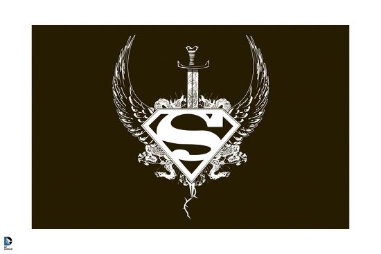Superman Superman Logo With Wings A Sword And Thorns Prints Allposters Com