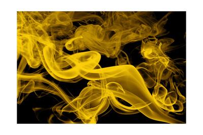 'Yellow Smoke' Premium Giclee Print - GI ArtLab | AllPosters.com