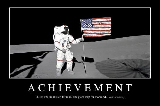 Achievement Inspirational Quote And Motivational Poster Photographic Print Allposters Com