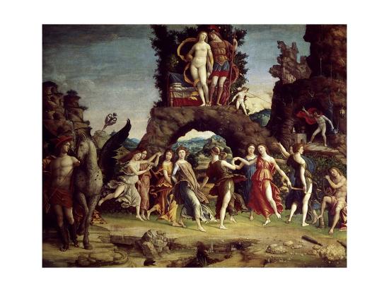 The Parnassus, 1497 Giclee Print by Andrea Mantegna at