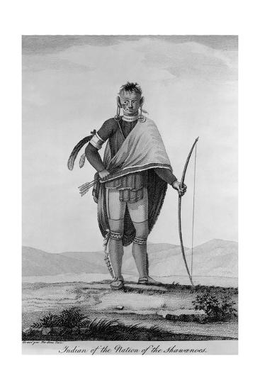 Indian Of The Nation Of The Shawanoes Giclee Print By Jean