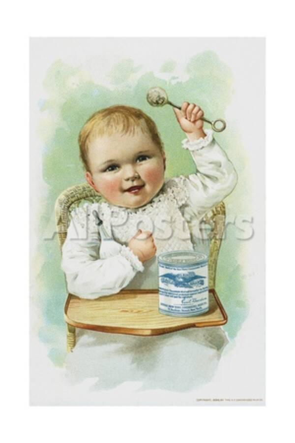 Eagle Brand Condensed Milk Trade Card Giclee Print At Allposters Com Eagle Brand Condensed Milk Trade Card