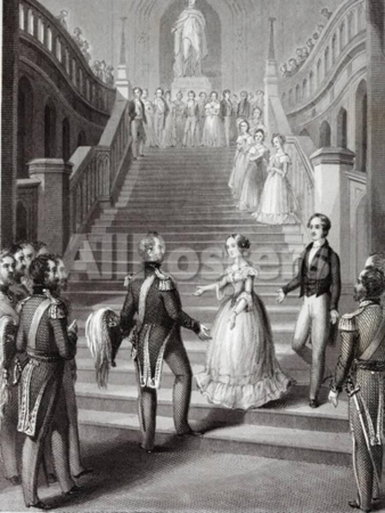 Queen Victoria Receiving Louis Philippe I, the King of France Giclee Print at www.semadata.org