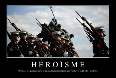 Heroisme Citation Et Affiche D Inspiration Et Motivation Photographic Print Allposters Com