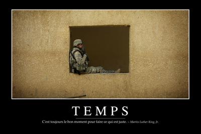 Temps Citation Et Affiche D Inspiration Et Motivation Photographic Print Allposters Com
