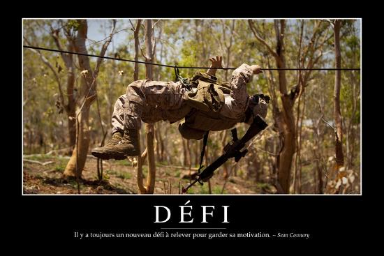 Defi Citation Et Affiche D Inspiration Et Motivation Photographic Print Allposters Com