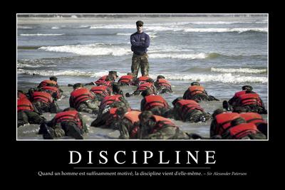 Discipline Citation Et Affiche D Inspiration Et Motivation Photographic Print Allposters Com