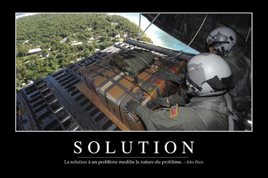 Solutions Citation Et Affiche D Inspiration Et Motivation Photographic Print Allposters Com