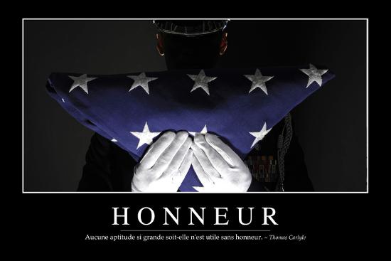 Honneur Citation Et Affiche D Inspiration Et Motivation Photographic Print Allposters Com