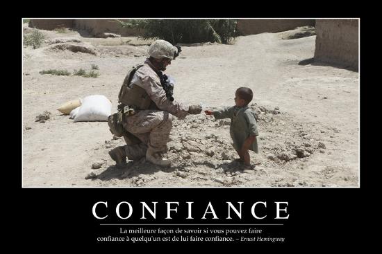 Confiance Citation Et Affiche D Inspiration Et Motivation