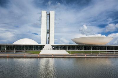 The Brazilian Congress, Brasilia, UNESCO World Heritage Site, Brazil ...