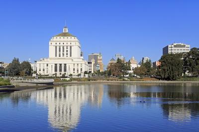 'Alameda County Court House and Lake Merritt' Photographic Print