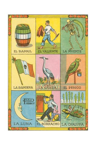 'Mexican Loteria Cards' Print - | AllPosters.com