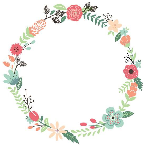 Vintage Flower Wreath 10