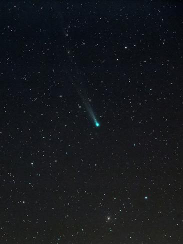 Telephoto Shot Of Comet Ison C 2012 S1 With Its Tail Stretched Over Two Degrees In The Image
