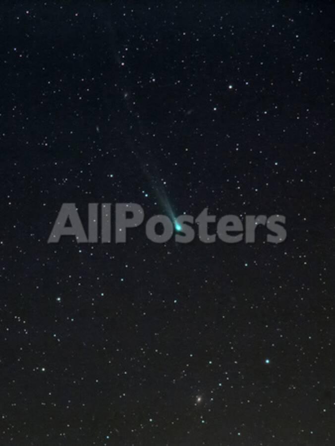 Telephoto Shot Of Comet Ison C 2012 S1 With Its Tail Stretched Over Two Degrees In The Image