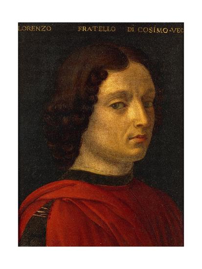 Portrait of Lorenzo De Medici the Elder, Circa 1565-1569 Giclee Print by Agnolo Gaddi at ...