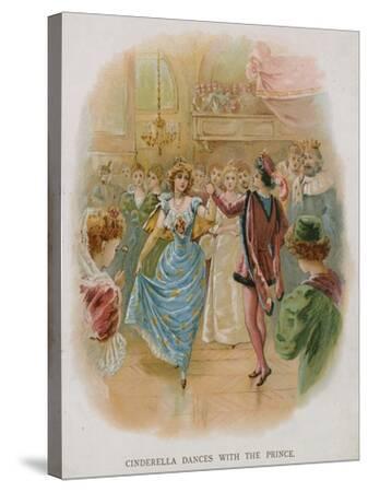 Cinderella Dances With The Prince Giclee Print Allposters Com