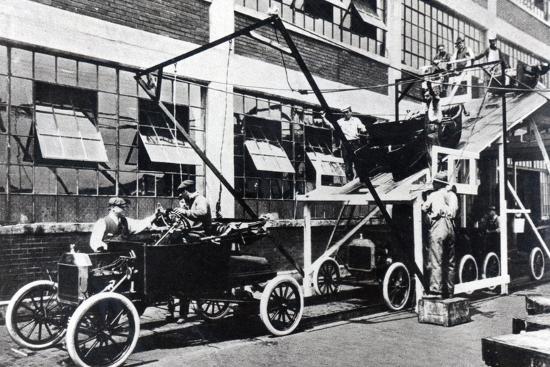 'A Ford Motor Company Assembly Line, 1913' Photographic Print ...