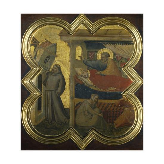 Dream of Pope Innocent III Giclee Print by Taddeo Gaddi at AllPosters.com