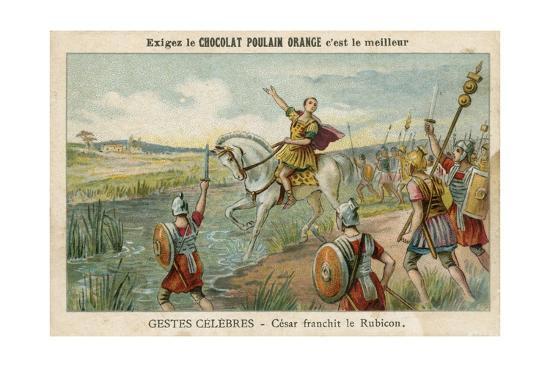 Julius Caesar Crossing the Rubicon, 49 BC' Giclee Print | AllPosters.com