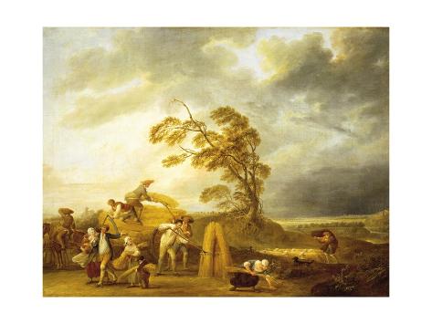 'Four Hours of Day Vespers, 1774' Giclee Print Louis Joseph Watteau