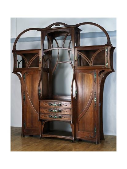 Art Nouveau Style Welsh Dresser Part Of Dining Room Set 1897