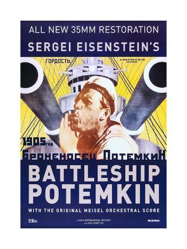Potemkin 1925 Russian cult movie poster print