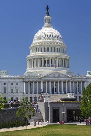 USA, Washington Dc. Visitor Entrance of the Us Capitol ...