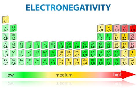 Electronegativity Periodic Table