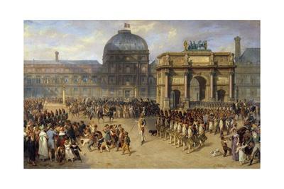 Military Review Under The Empire (1810) By Hippolyte Bellange Giclee Print At Allposters.com