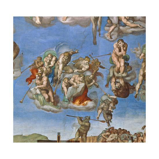 The Last Judgement Sistine Chapel 1534 41 Giclee Print Michelangelo Buonarroti Allposters Com