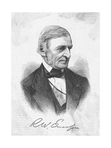 'Portrait of Ralph Waldo Emerson' Giclee Print | AllPosters.com