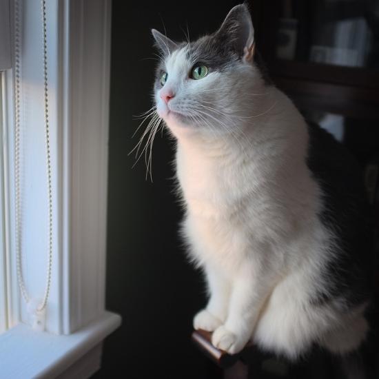 Samicraft Grey And White Tuxedo Cat