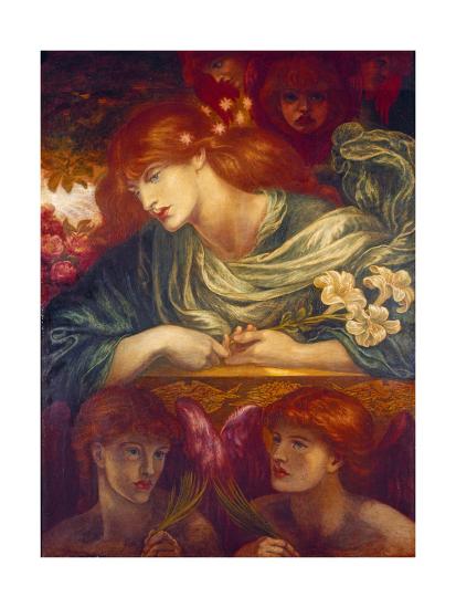 Rossetti the blessed damozel image