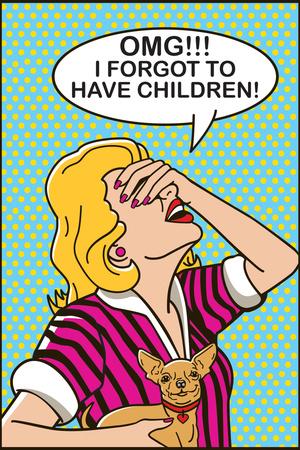 'OMG I Forgot to Have Children' Art - Dog is Good | AllPosters.com