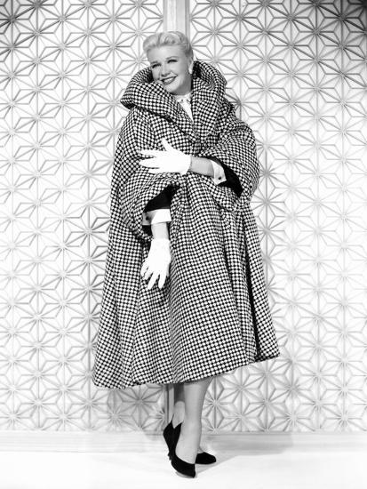 Forever Female, Ginger Rogers in Tweed Greatcoat Designed by Edith Head, 1953' Photo | AllPosters.com