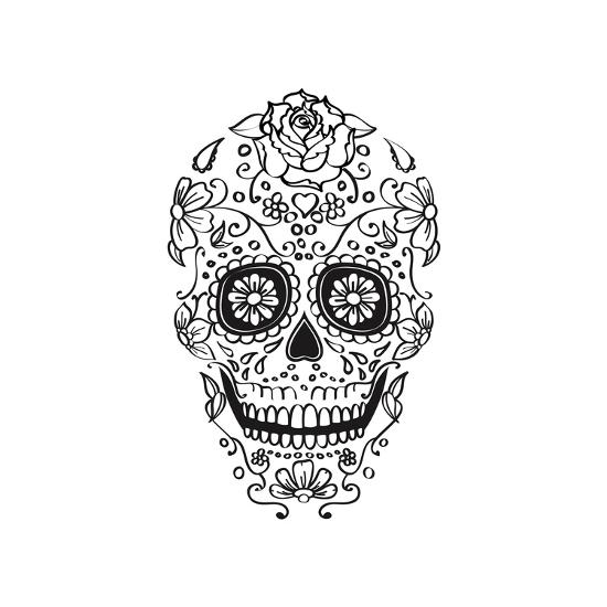 mexican sugar skull illustration