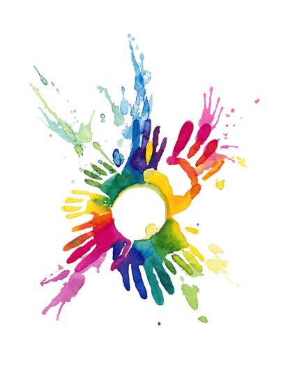 Colorful Hands Art Okalinichenko Allposters Com